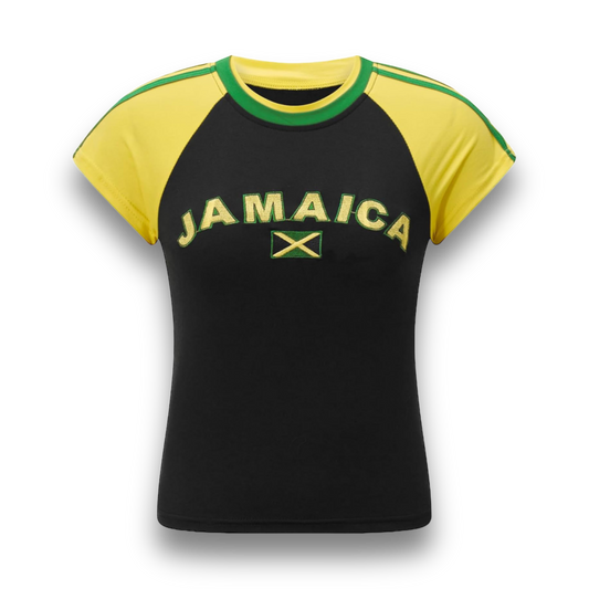 Jamaica Y2K “BABY-TEE” | Women’s Crop Top